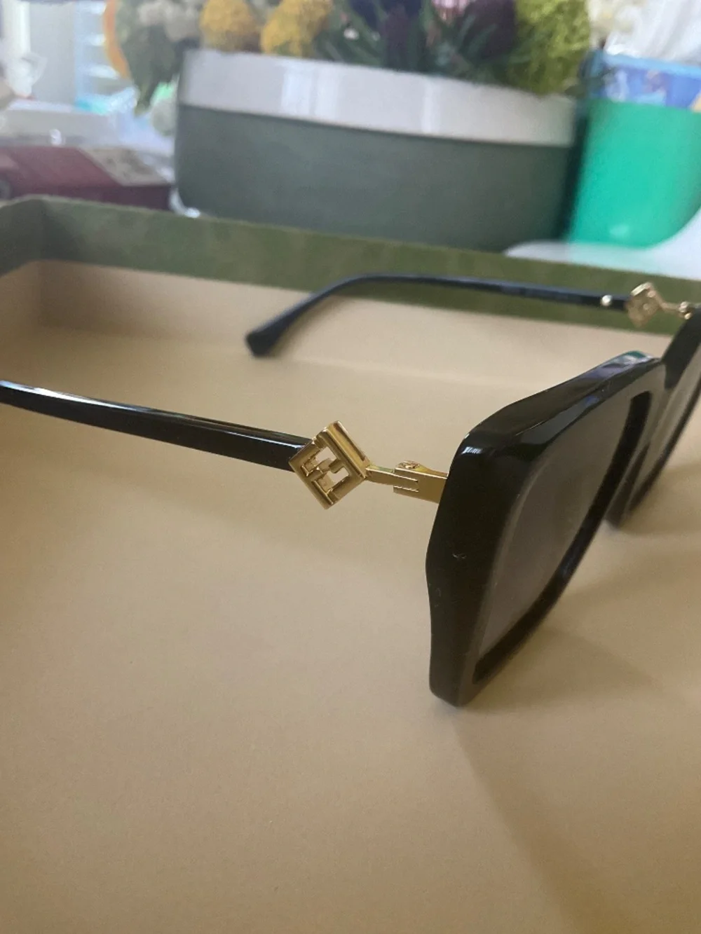 FF Diamonds Black Squared Sunglasses Regular price